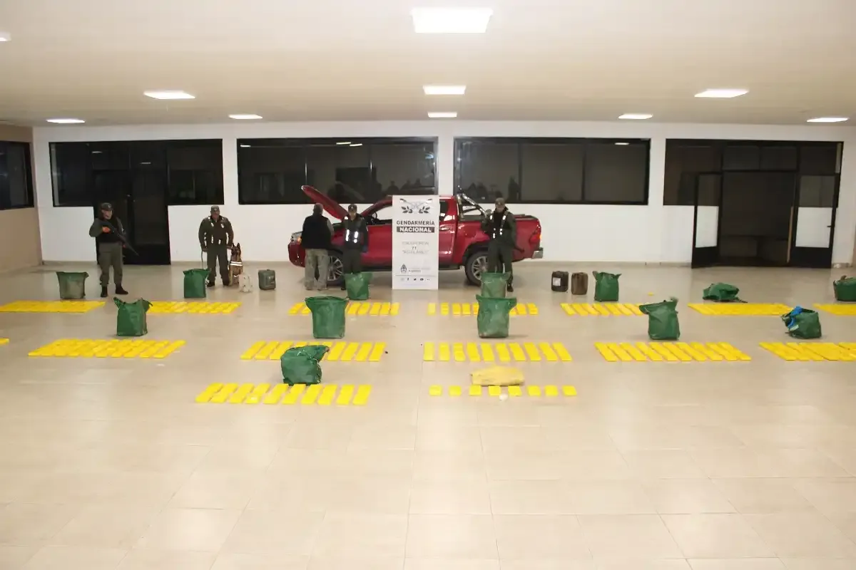 cocaína droga gendarmería secuestro